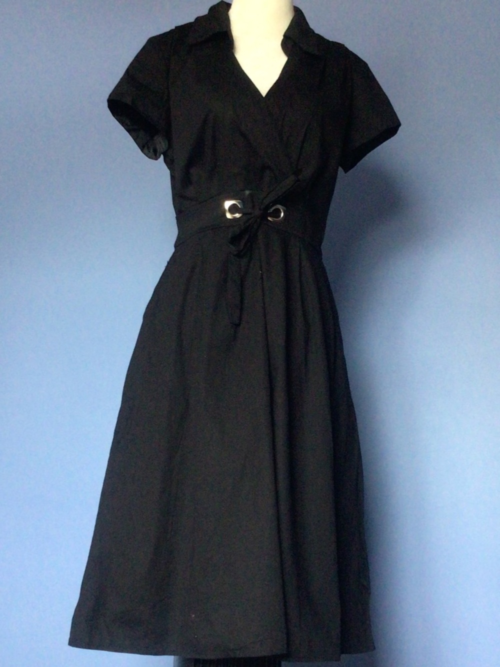 Black Kimono Dress Size 8
